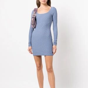 Alexander Wang Embroidered Logo Dress